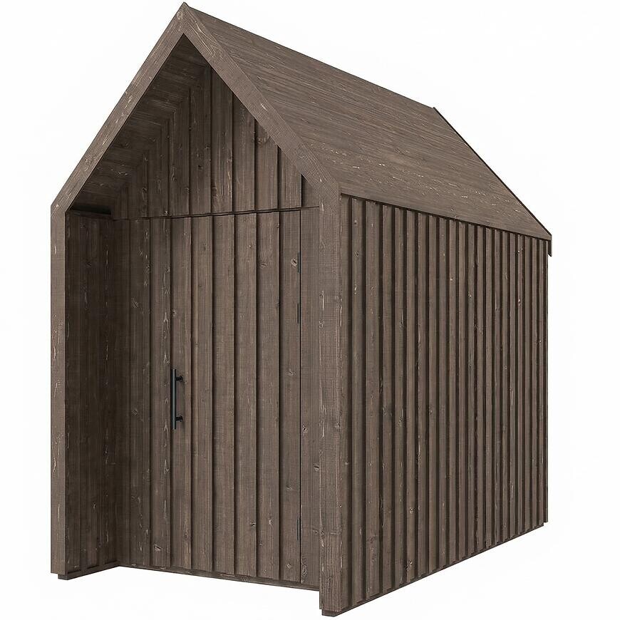 Záhradný domček Swedish Barn 1622 hnedá V1