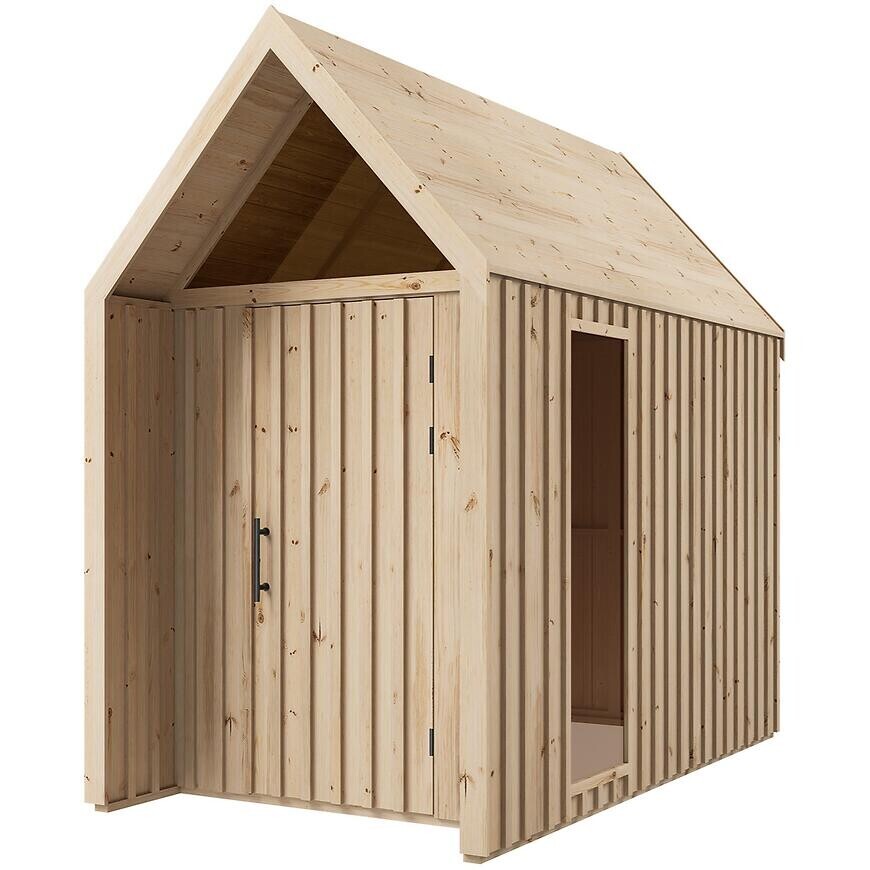 Záhradný domček Swedish Barn 1622 prírodný V3