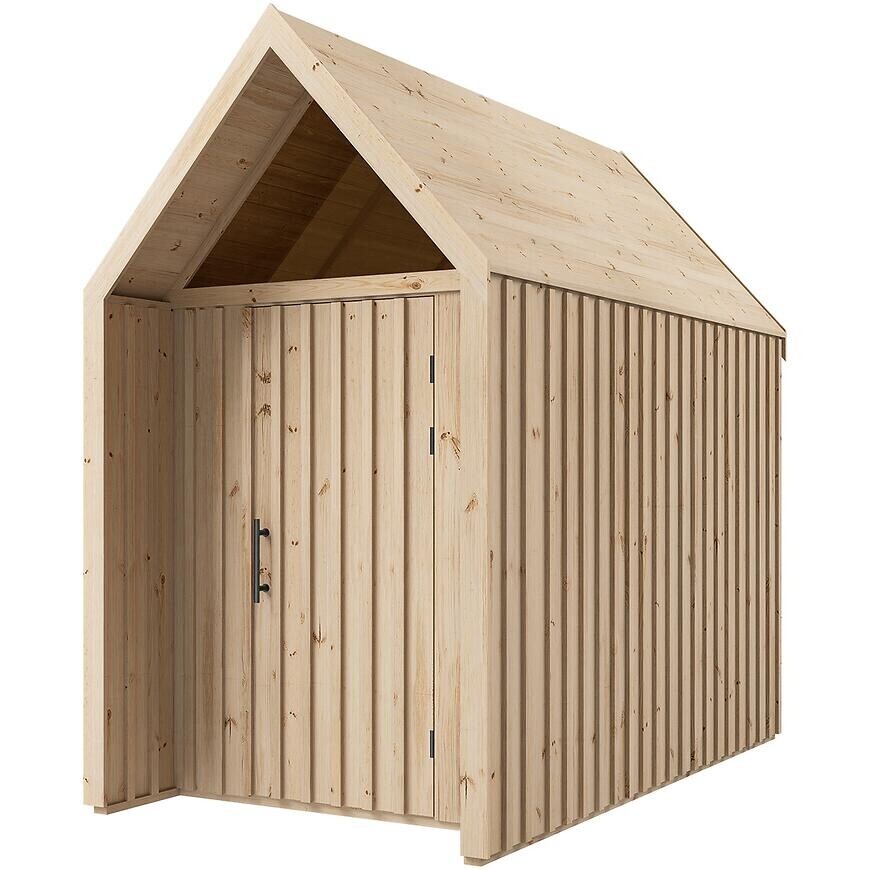Záhradný domček Swedish Barn 1622 prírodný V4