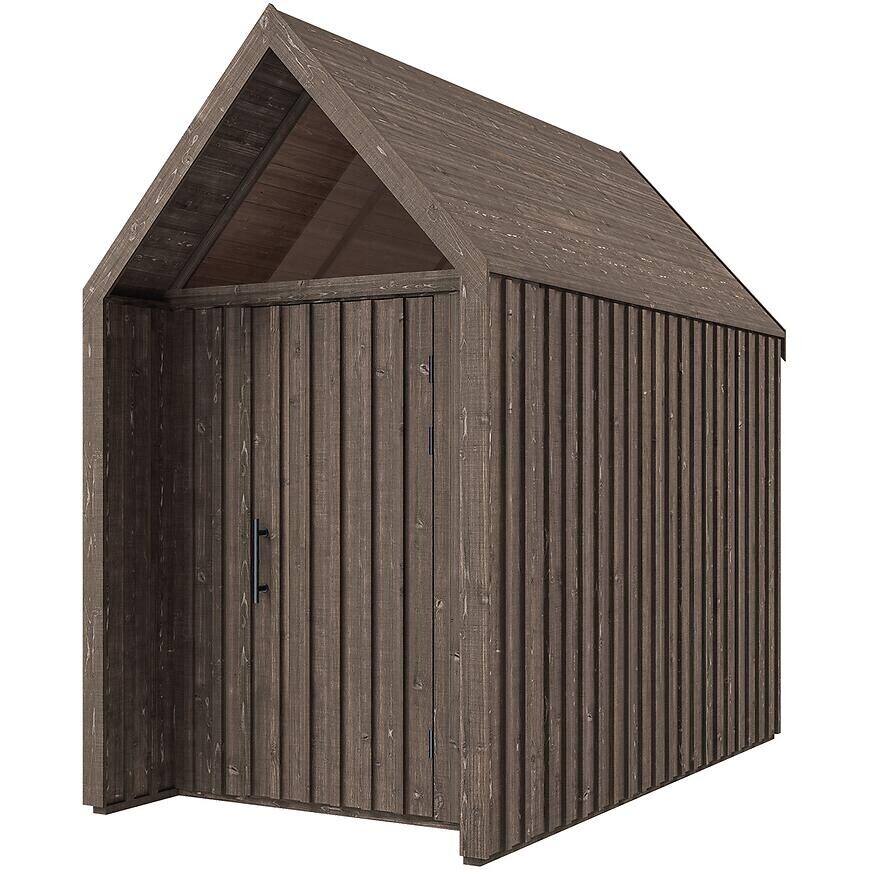Záhradný domček Swedish Barn 1622 hnedá V4