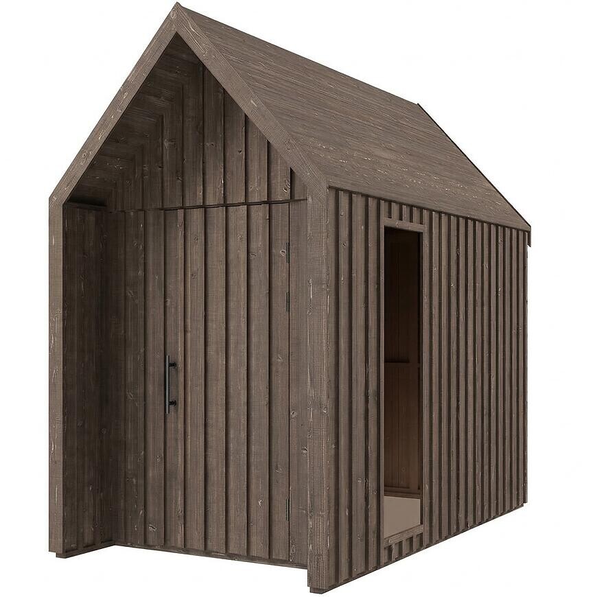 Záhradný domček Swedish Barn 1629 hnedá V2