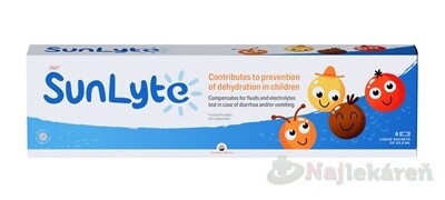 SUN WAVE PHARMA SunLyte vrecúška 4 rôzne príchute  8 ks