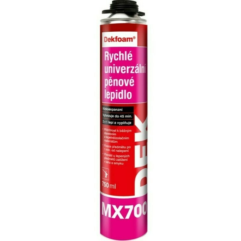 Lepidlo univerzálne penové DEKFOAM MX700 750ml