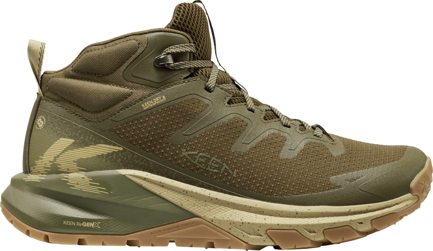 Keen TARGHEE APEX MID WP MEN dark olive/khaki Veľkosť: 43 195208998560