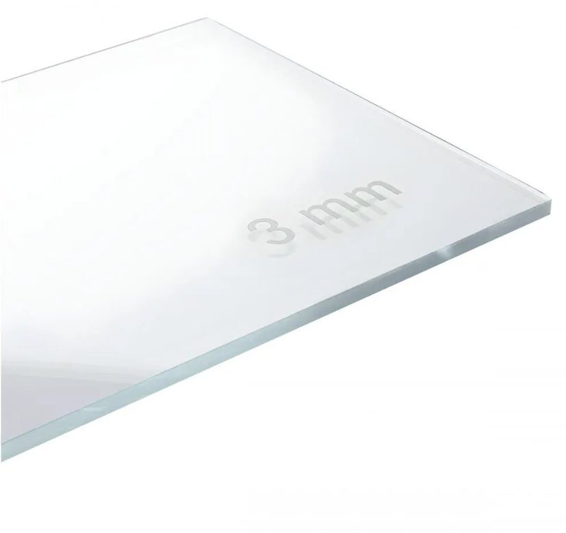 Akryl pre laserové spracovanie 500 x 300 x 3 mm - Priehľadný