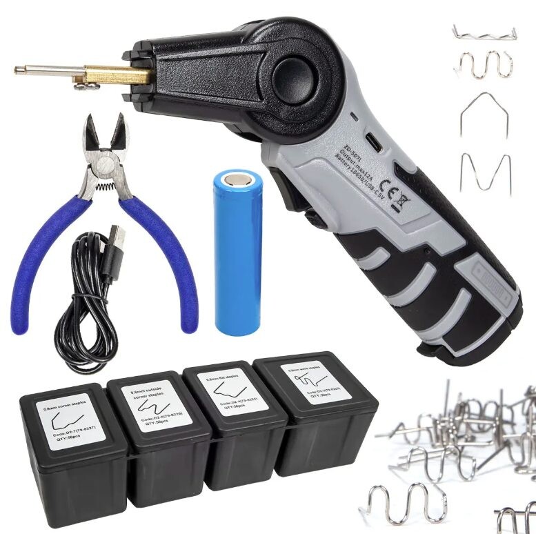 Zvarac plastov s rotacnou hlavou ZD-507L + sponky