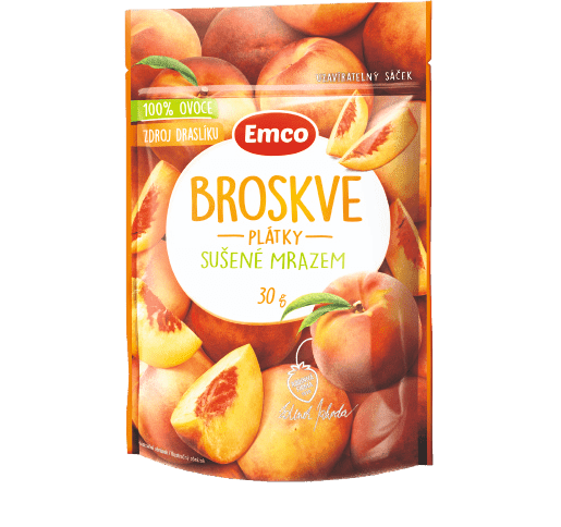 EMCO Mrazom sušené broskyne 30 g