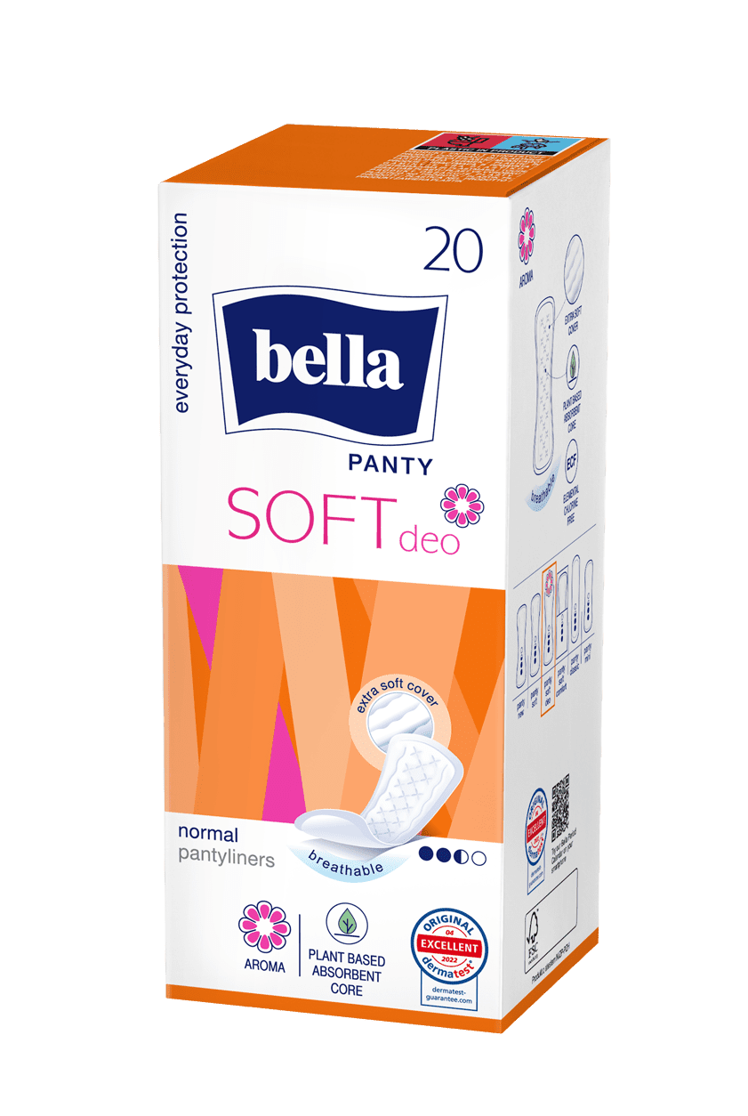 BELLA Panty Soft deo Slipové vložky 20 ks