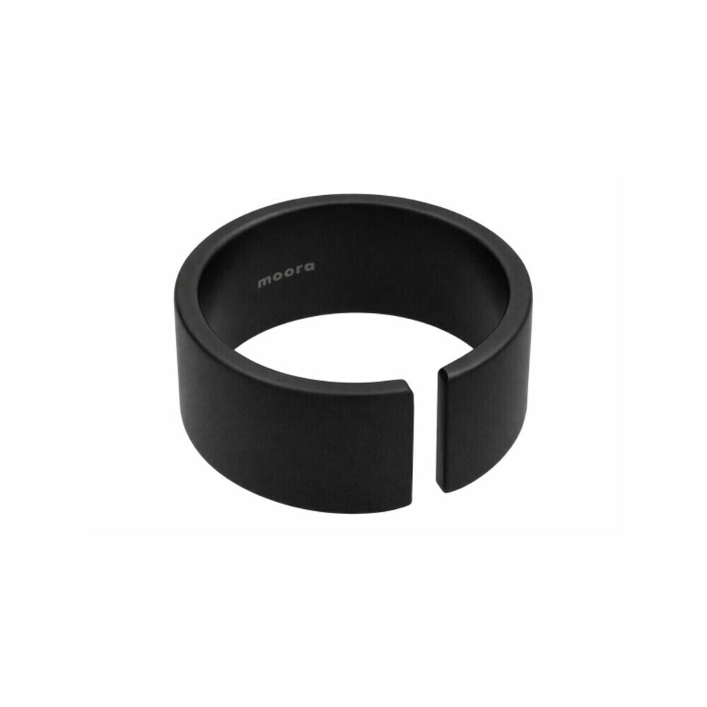 Čierny prsteň matný z chirurgickej ocele 19792