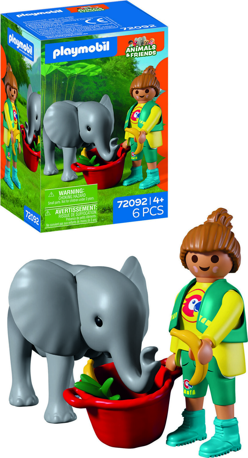 Playmobil 72092 Sloník a ošetrovateľka