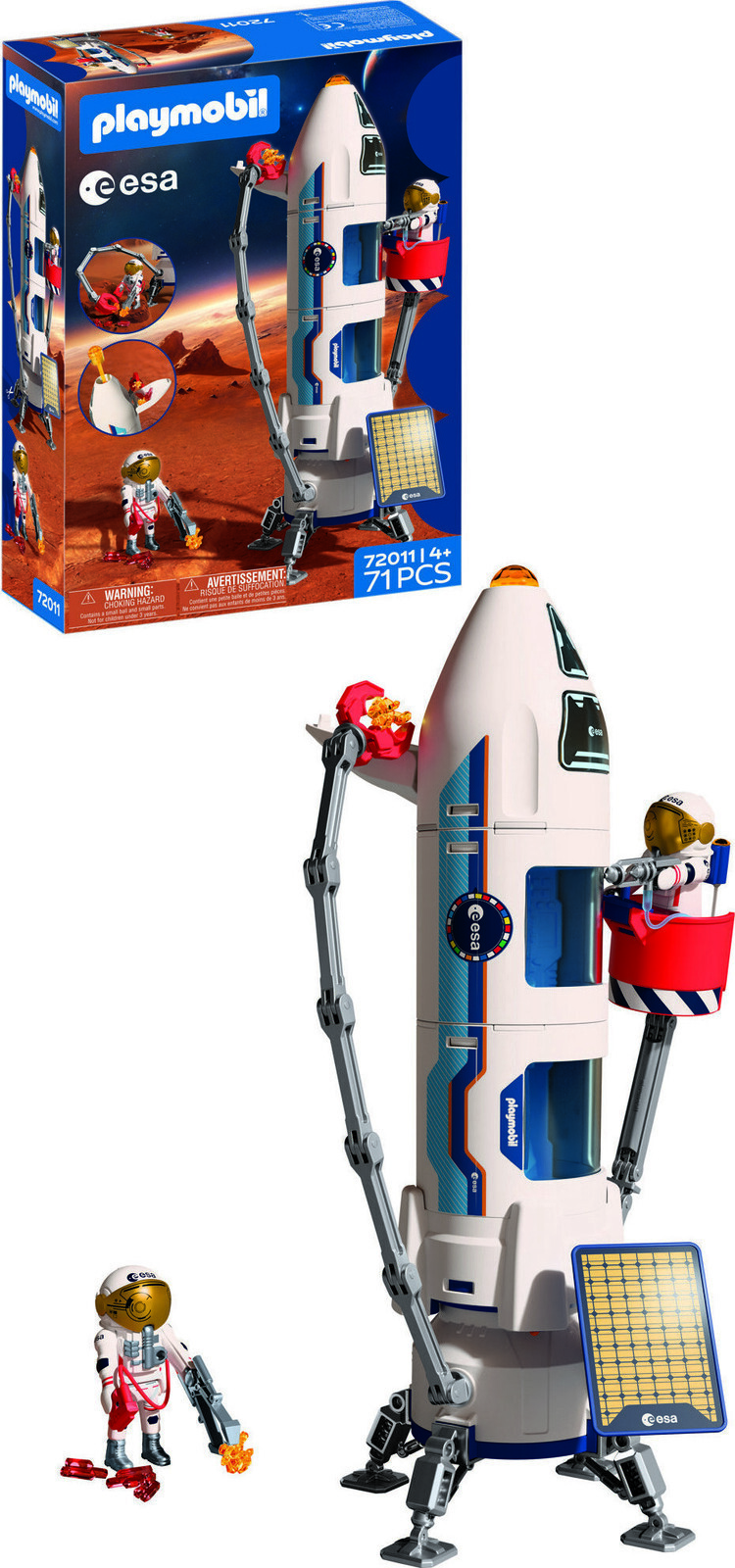 Playmobil 72011 Esa: Mars – Výskumná raketa