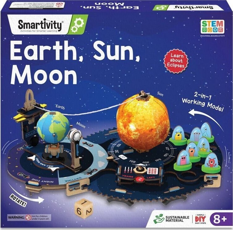 Smartivity – Krajina, Slnko, Mesiac, stavebnica, model a hra