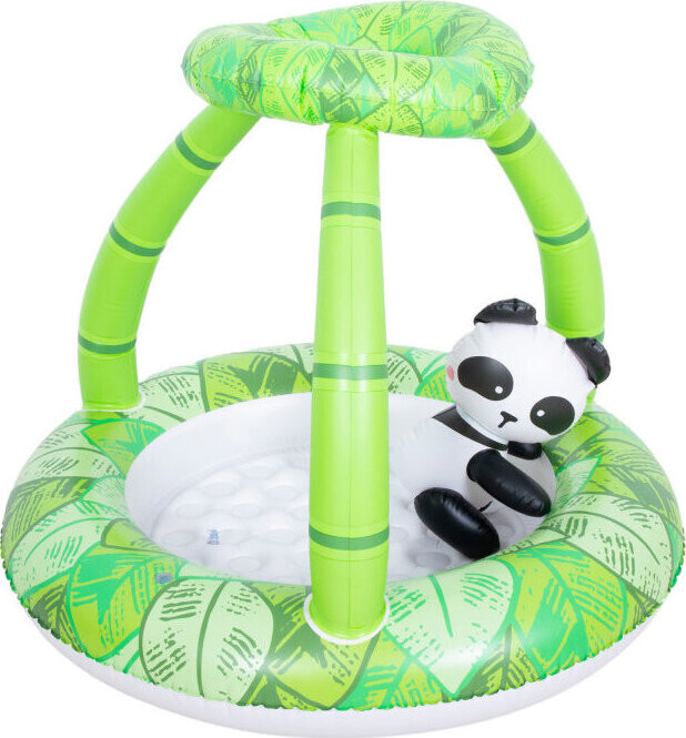 SunClub 51360 Detský bazénik Panda so strieškou, zelený