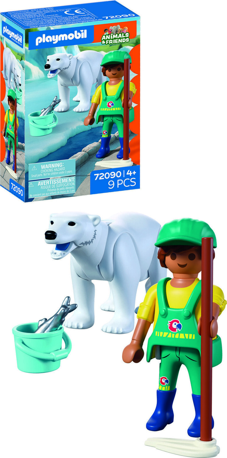 Playmobil 72090 Ľadový medveď a ošetrovateľ