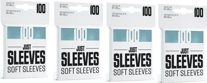 Asmodee Just Sleeves - obaly na karty pokémon 100 ks, 4 balení