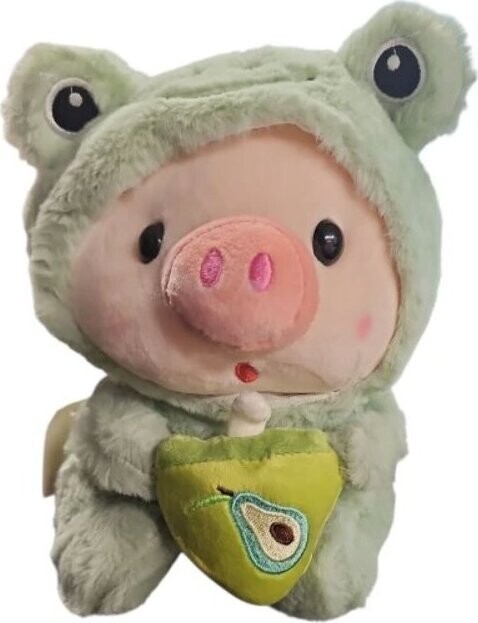 Leventi Bubble Tea Prasátko Plush - zelená žába