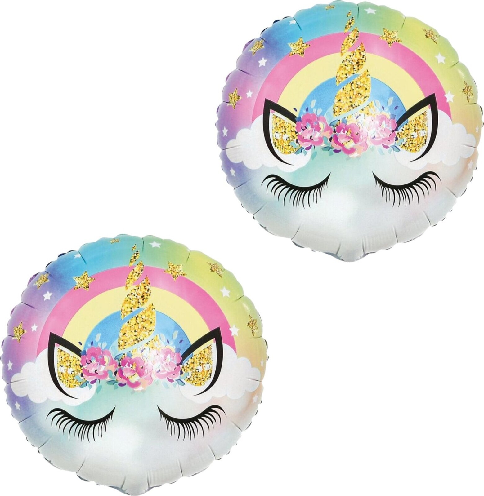 GoDan Balón foliový Jednorožec, 45 cm, 2 ks