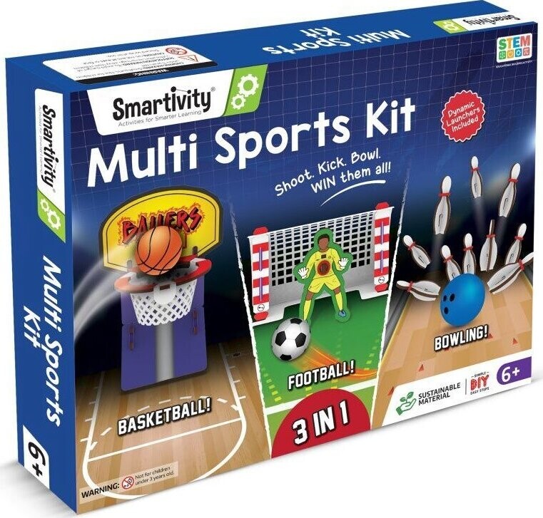 Smartivity – MultiSport Kit, stavebnice a stolné hry