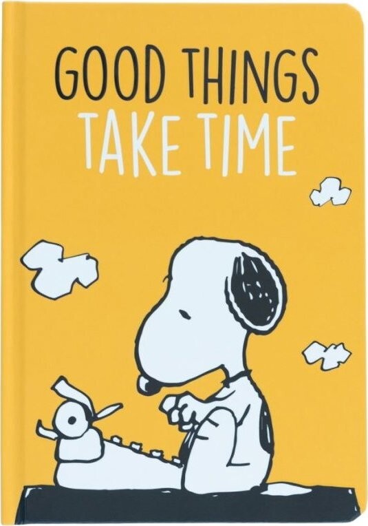 Snoopy: Good things take time – Zápisník A5