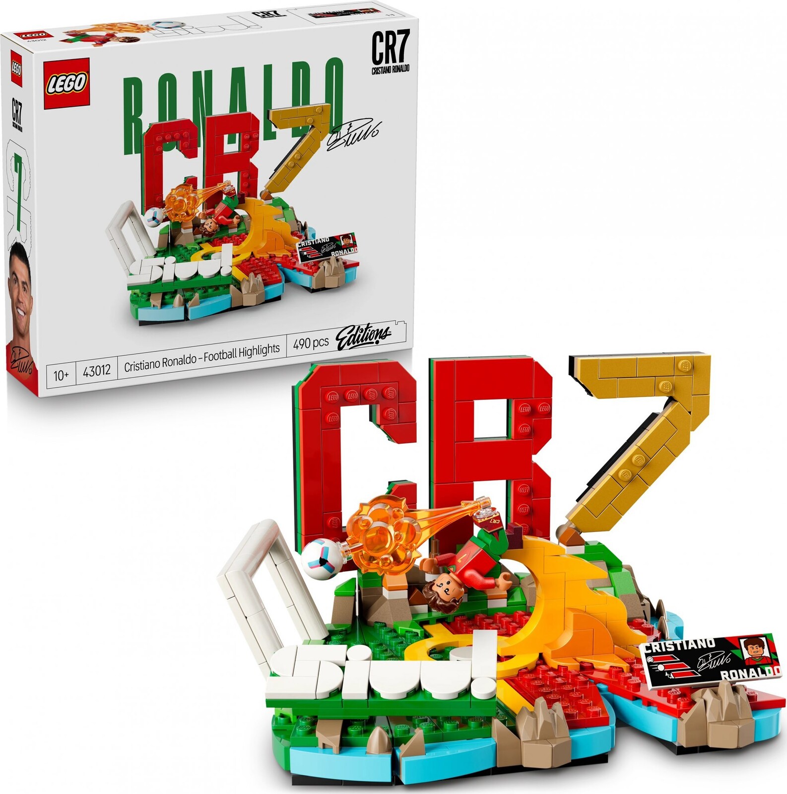 LEGO® Editions 43012 Cristiano Ronaldo – Hviezdne momenty futbalu