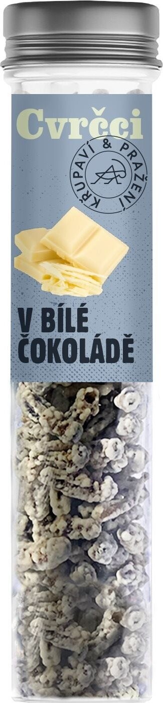 SENS Svrčky v čokoláde 30 g – Biela čokoláda