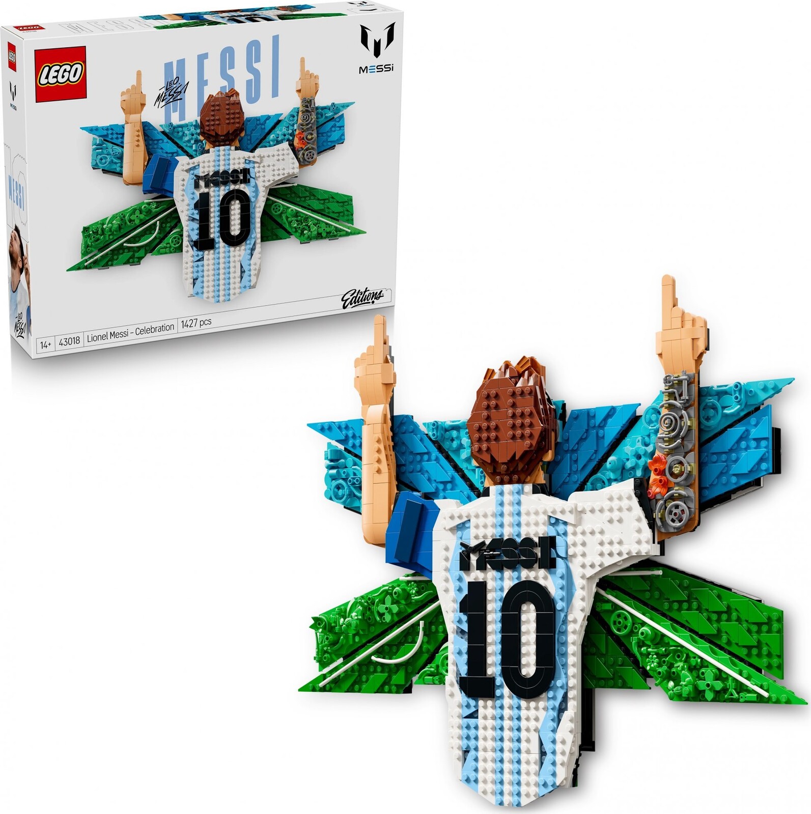 LEGO® Editions 43018 Lionel Messi – Okamih víťazstva