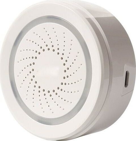 iQtech SmartLife Senzor teploty a vlhkosti so sirénou, SR02W, WiFi