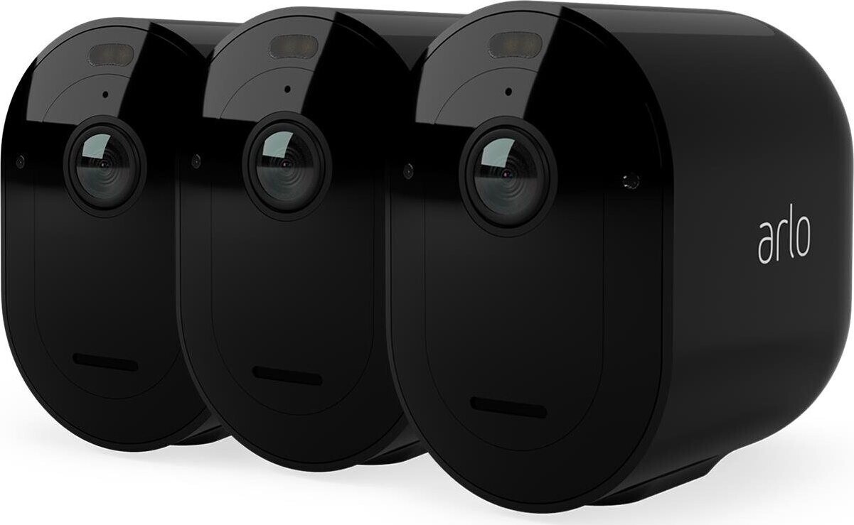 Arlo Pro 5 Outdoor Security Camera – (3 ks) – Čierna