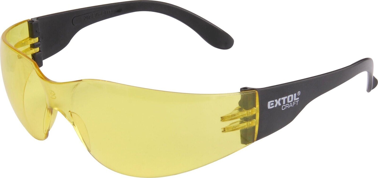 EXTOL CRAFT okuliare ochranné žlté, 97323