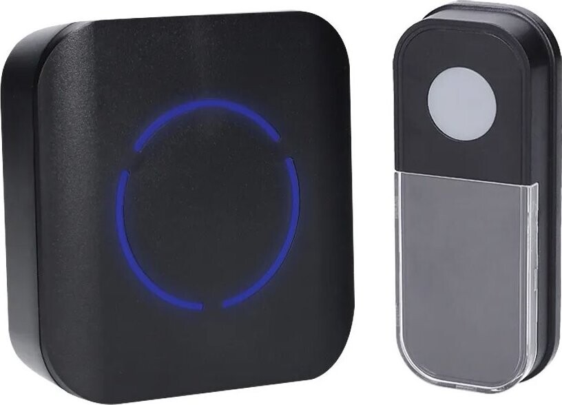 Solight 1L82 bezdrôtový zvonček, do zásuvky, 180 m, learning code, čierny