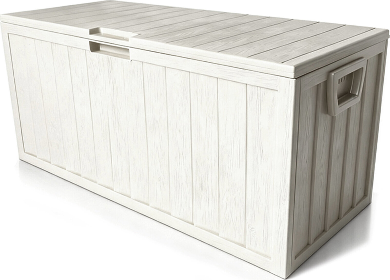 Autronic Záhradný úložný box Elvaro, farba cashmere, plastový, objem 280 l