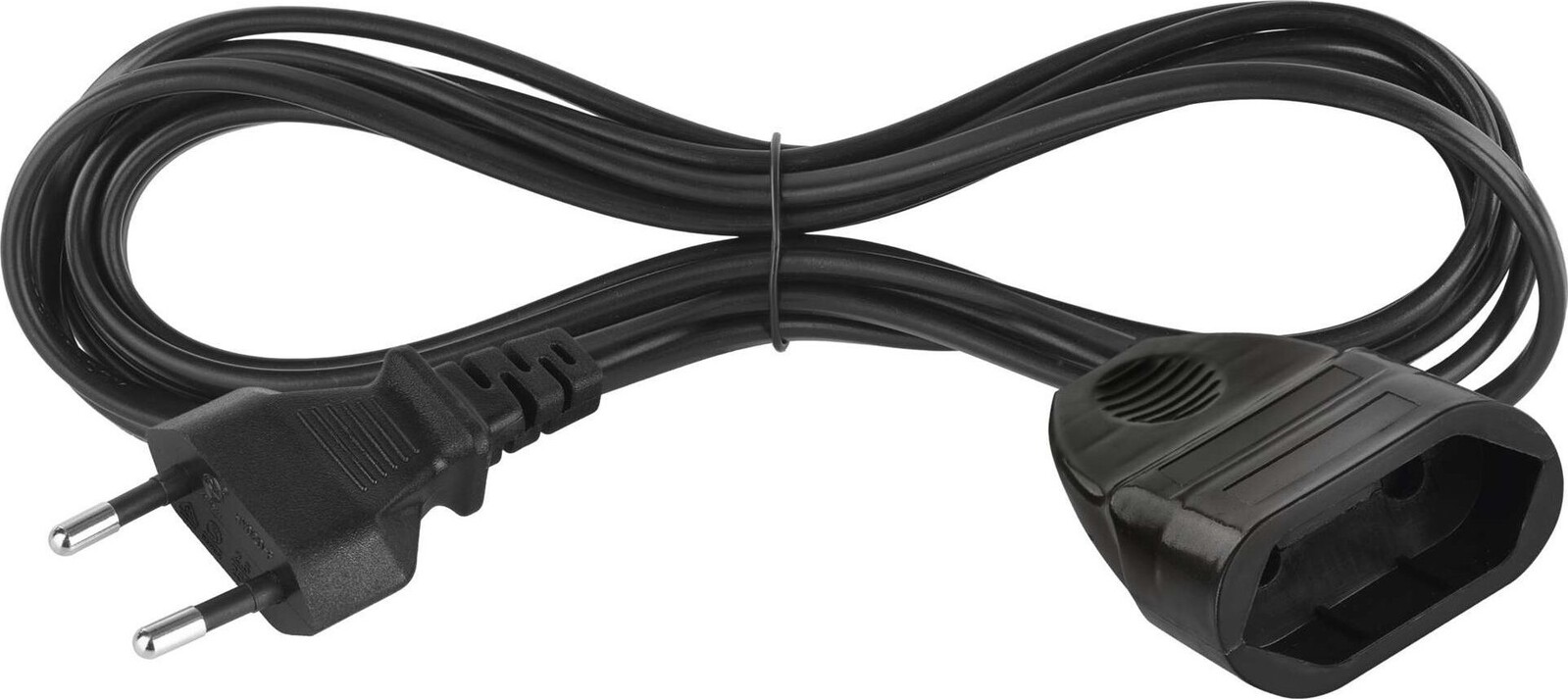 EMOS Dvojžilový pohyblivý prívod 3 m, čierny