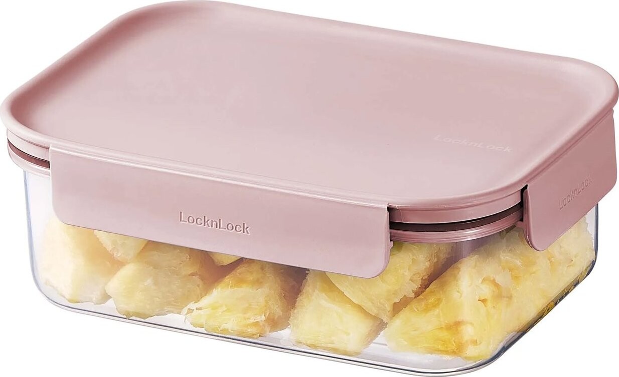 LocknLock Classic Plus Dóza na potraviny 0,42 l ružová