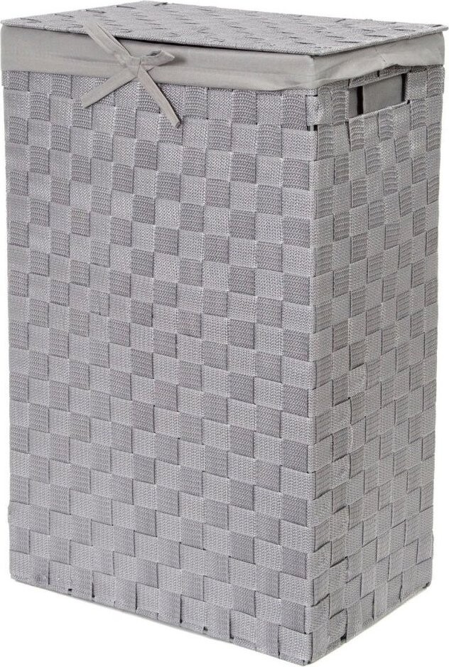 Compactor kôš na bielizeň s vekom Stan, sivý