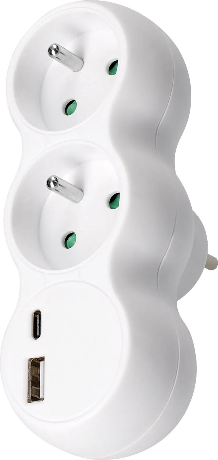 Solight 2× 10 A, USB A + C nabíjačka 12 W