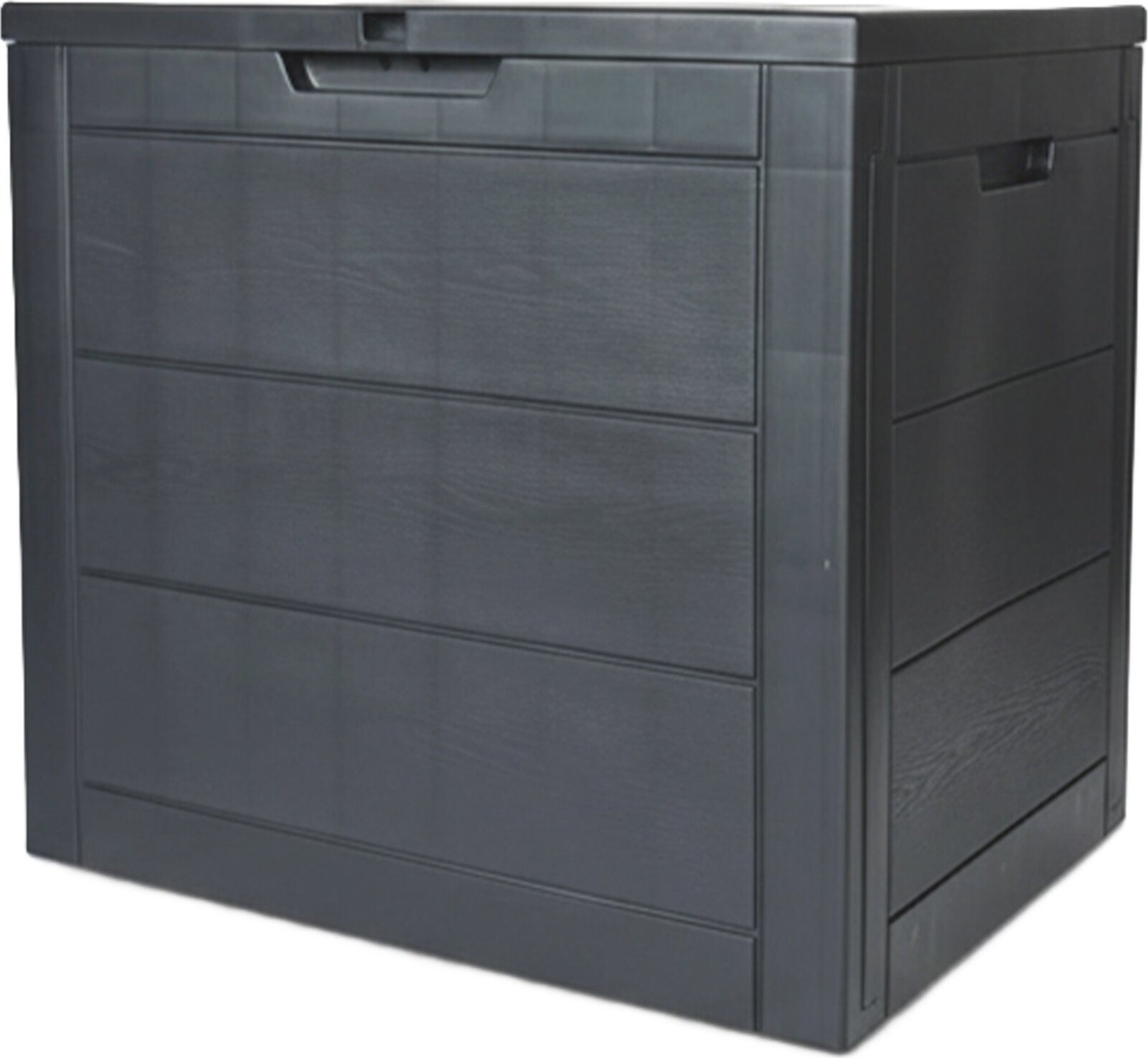 Autronic Záhradný úložný box Orino, farba antracit, plastový, objem 120 l