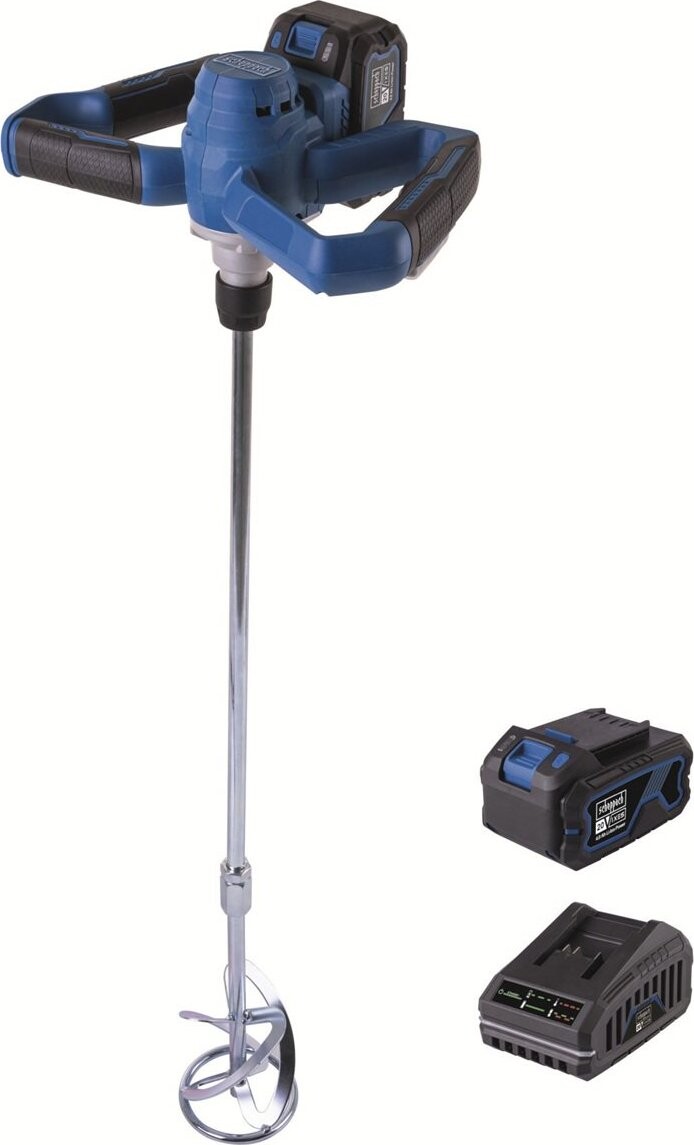 SCHEPPACH Miešadlo stavebných materiálov AKU 20V IXES BC-PMX100-X-SET L (1x 4 Ah)