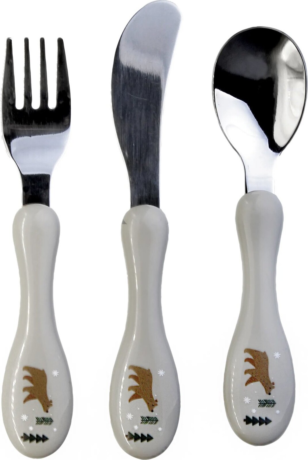 KITCHISIMO Sada dětských příborů 3 ks design medvěd