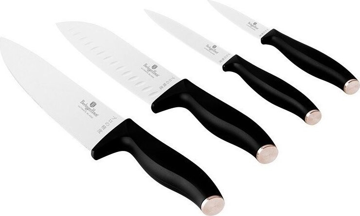 BerlingerHaus Black Rose Collection Sada nožov 4 ks antikoro