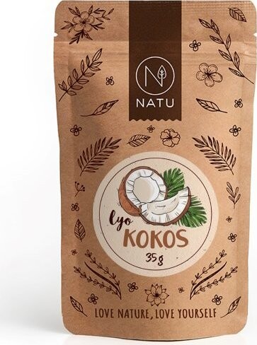 NATU Lyofilizovaný kokos plátky 35 g