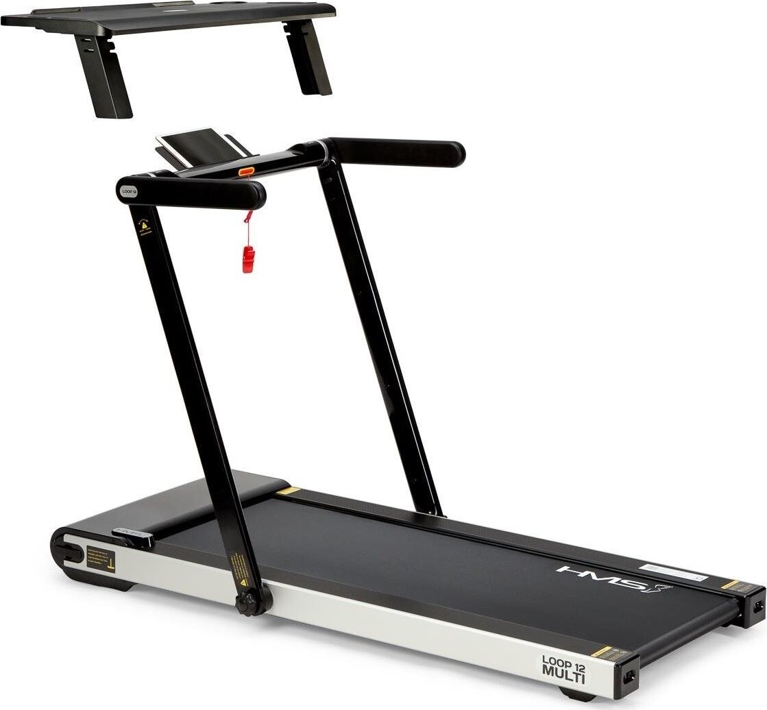 LOOP12 čierny elektrický bežecký pás S PULTOM HMS