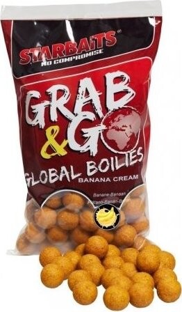 Starbaits Boilies Global Banana Cream 800 g 14 mm