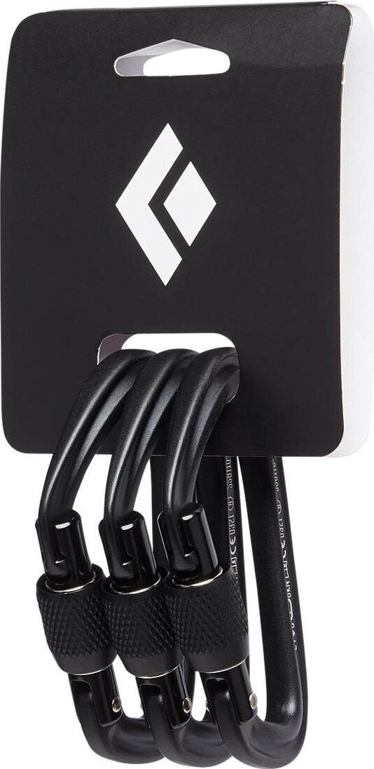 Black Diamond Hotforge Screwgate 3pack Black