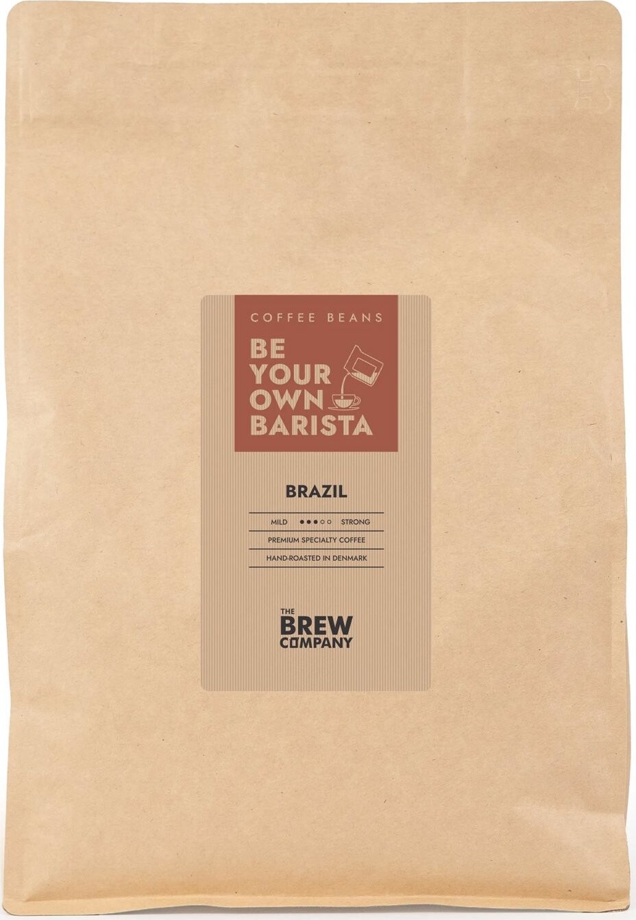 THE BREW COMPANY Káva zrnková Brazil Espresso 1000 g