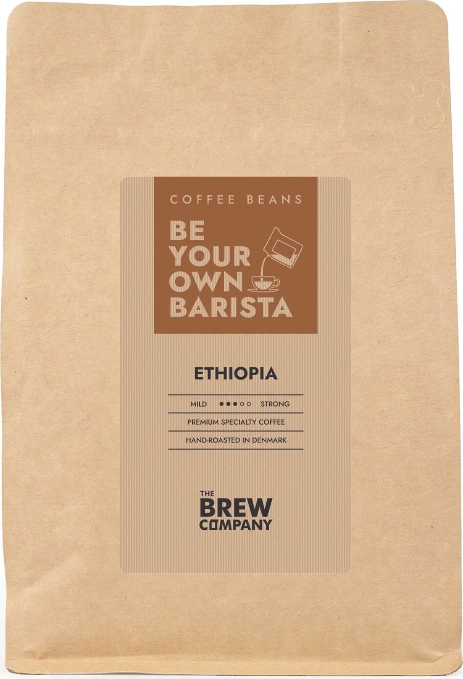 THE BREW COMPANY Káva zrnková Ethiopia 333 g