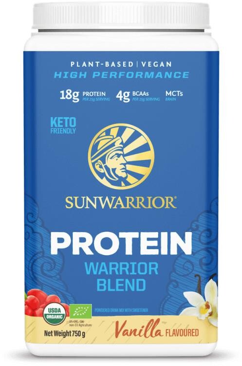 Sunwarrior Proteín Blend BIO 750 g, vanilka