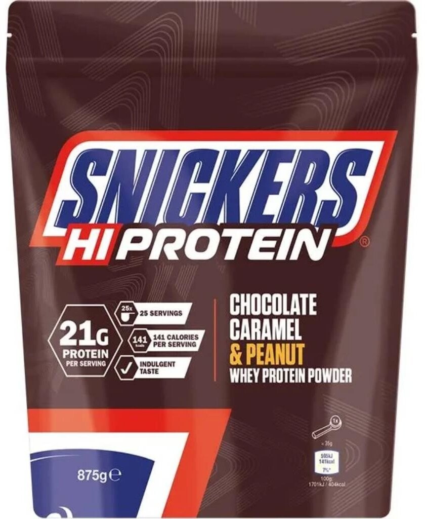 Mars Snickers HiProtein 875 g, čokoláda, karamel, arašidy