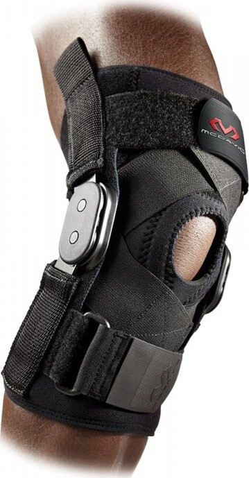 McDavid Hinged Knee Brace with Crossing Straps 429X, čierna S