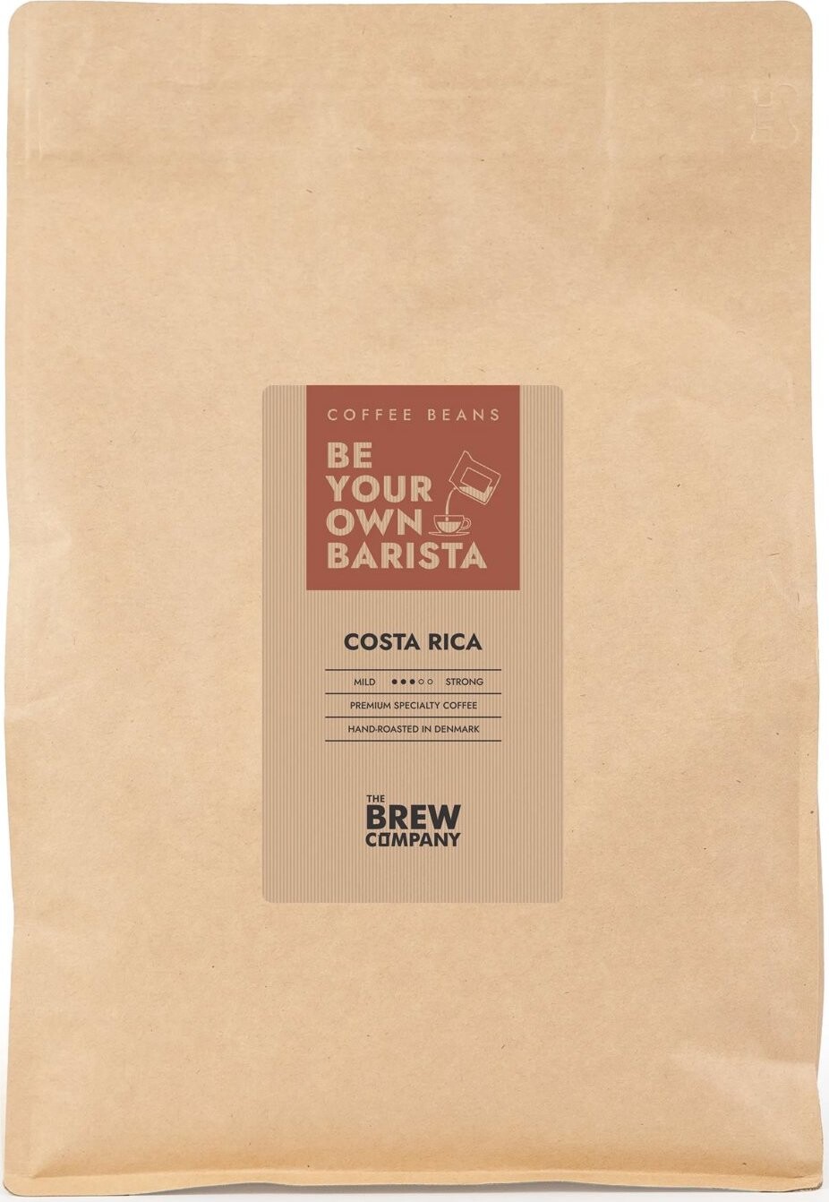 THE BREW COMPANY Káva zrnková Costa Rica 1000 g