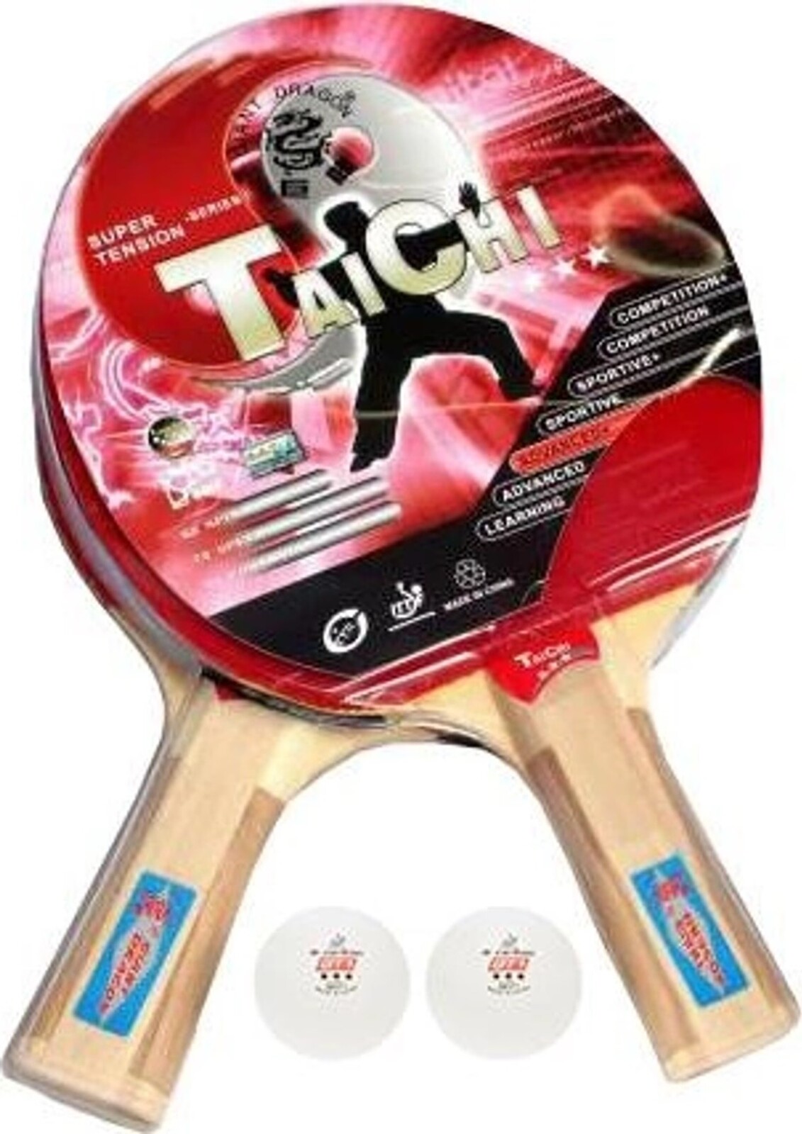 Giant Dragon TAICHI Set – 2 rakety, 2 loptičky a obal